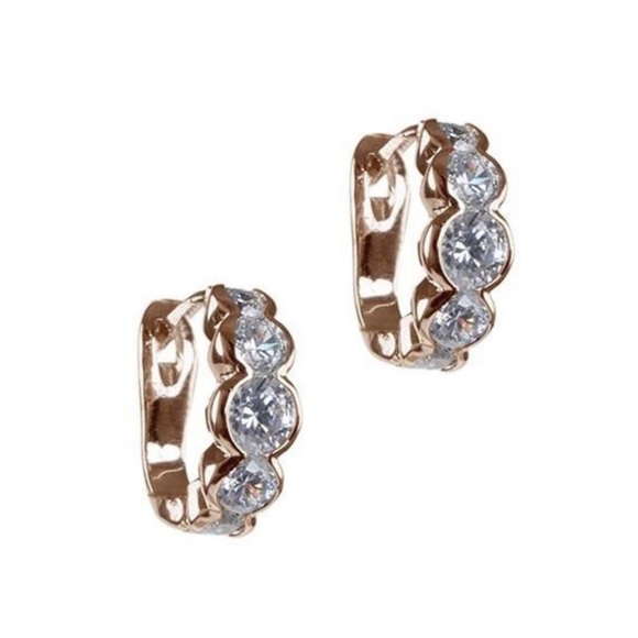 NWT Kenneth Lane CZ hoops - Picture 1 of 6